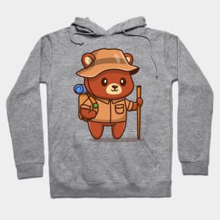 Cute Bear Hiking Hoodie